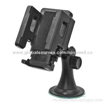 Car Universal Cradle Mount Holder for iPhone 4/4S, 5/5S/5C and Samsung, HTC Phones, Made of ABS